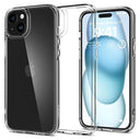 iPhone 15 Spigen Ultra Hybrid Cover - Krystalklar