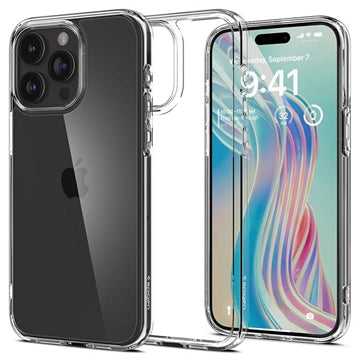 iPhone 15 Pro Max Spigen Ultra Hybrid Cover - Krystalklar
