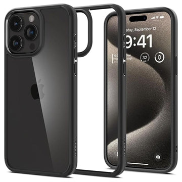 iPhone 15 Pro Max Spigen Ultra Hybrid Cover - Sort