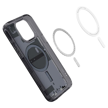 iPhone 15 Pro Spigen Ultra Hybrid Mag Cover - Sort / Zero One