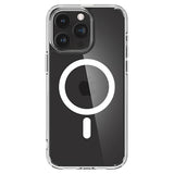 iPhone 15 Pro Max Spigen Ultra Hybrid Mag Cover - Hvid / Klar