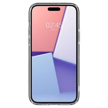 iPhone 15 Spigen Ultra Hybrid Mag Cover - Hvid / Gennemsigtig