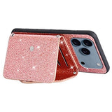 iPhone 17 Pro Stardust Cover med Kortholder - Pink