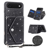 iPhone Air Stardust Cover med Kortholder - Sort