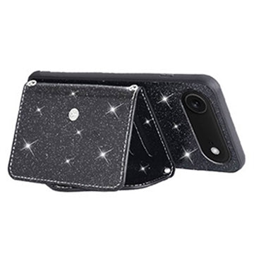 iPhone Air Stardust Cover med Kortholder - Sort