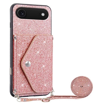 iPhone Air Stardust Cover med Kortholder - Pink
