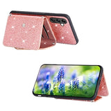 Stardust Samsung Galaxy A14/A14 5G Cover med Kortholder - Pink