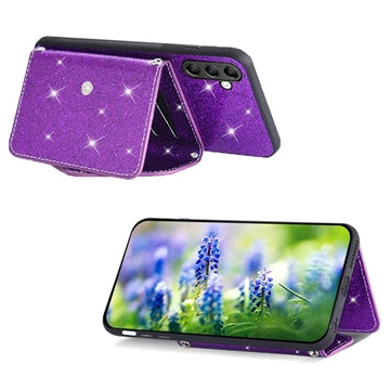 Stardust Samsung Galaxy A14/A14 5G Cover med Kortholder - Lilla