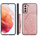 Stardust Samsung Galaxy S23 5G Cover med Kortholder - Pink