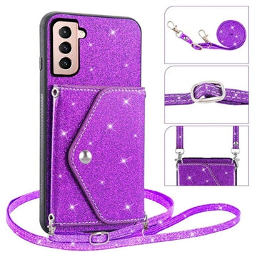 Stardust Samsung Galaxy S23 5G Cover med Kortholder - Lilla