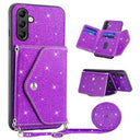Samsung Galaxy A36 Stardust Cover med Kortholder - Lilla
