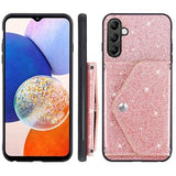 Samsung Galaxy S24 FE Stardust Cover med Kortholder - Pink