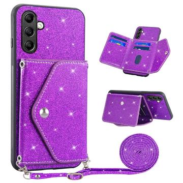 Samsung Galaxy S24 FE Stardust Cover med Kortholder - Lilla