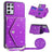 Samsung Galaxy S25 Ultra Stardust Cover med Kortholder - Lilla
