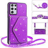 Samsung Galaxy S25 Ultra Stardust Cover med Kortholder - Lilla