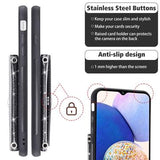 Samsung Galaxy S25+/S24+ Stardust Cover med Kortholder - Sort