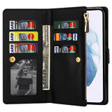 Starlight Series Samsung Galaxy S22 5G Pung Taske - Sort