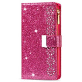 Starlight Series Samsung Galaxy S22 5G Pung Taske - Hot Pink