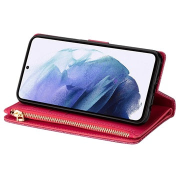Starlight Series Samsung Galaxy S22 5G Pung Taske - Hot Pink