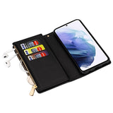 Starlight Series Samsung Galaxy S23+ 5G Pung Taske - Sort