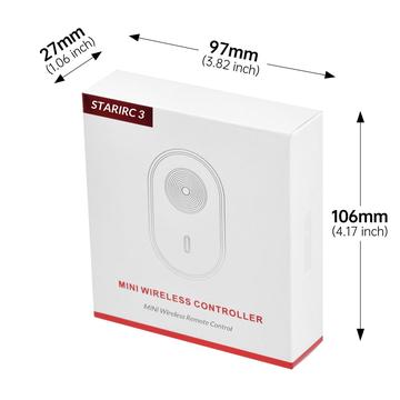 Startrc Mini Bluetooth-fjernbetjening til actionkameraer - Sort