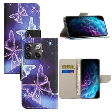Style Series OnePlus 10T/Ace Pro Cover med Kortholder - Sommerfugle