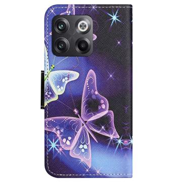 Style Series OnePlus 10T/Ace Pro Cover med Kortholder - Sommerfugle