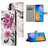 Style Series Samsung Galaxy S21 5G Pung Taske - Lotusblomst