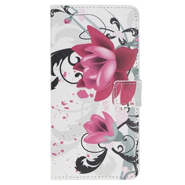 Style Series Huawei Nova 5T, Honor 20/20S Pung - Lotusblomst
