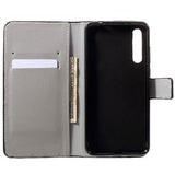 Style Series Huawei P20 Pro Cover med Kortholder - Lotusblomst