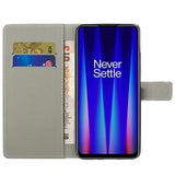Style Series OnePlus Nord CE 2 5G Cover med Kortholder - Lotusblomst