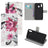 Style Series Samsung Galaxy A20e Cover med Kortholder - Lotusblomst