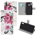 Style Series Samsung Galaxy A20e Cover med Kortholder - Lotusblomst