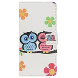 Style Series Samsung Galaxy A20e Cover med Kortholder - Ugler