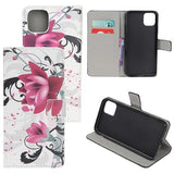 Style Series iPhone 11 Cover med Kortholder - Lotusblomst