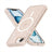 iPhone 16e/17e Stylish Glitter Series Hybrid Cover - MagSafe kompatibel - Guld