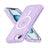 iPhone 16e/17e Stylish Glitter Series Hybrid Cover - MagSafe kompatibel - Lilla