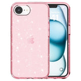 iPhone 16e/17e Stylish Glitter Series Hybrid Cover - Pink