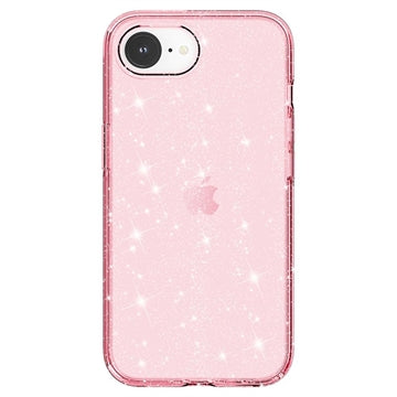 iPhone 16e/17e Stylish Glitter Series Hybrid Cover - Pink
