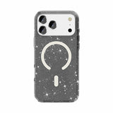iPhone 18 Pro Stylish Glitter Series Hybrid Cover - MagSafe kompatibel - Sort