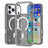 iPhone 18 Pro Max Stylish Glitter Series Hybrid Cover - MagSafe kompatibel - Sort