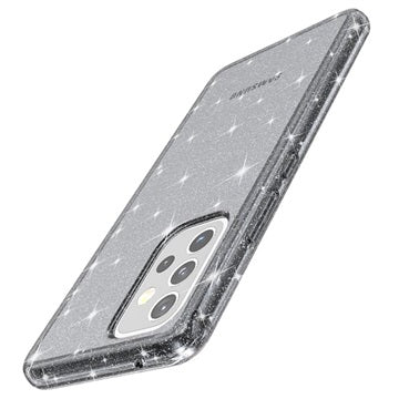 Stylish Glitter Series Samsung Galaxy A53 5G Hybrid Cover - Grå