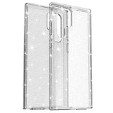 Samsung Galaxy S22 Ultra 5G Stylish Glitter Series Hybrid Cover - Gennemsigtig