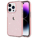 Stylish Glitter Series iPhone 14 Pro Max TPU Cover - Pink