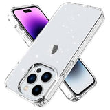 Stylish Glitter Series iPhone 14 Pro Max TPU Cover - Gennemsigtig