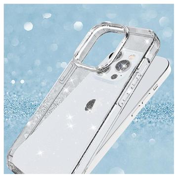 Stylish Glitter Series iPhone 14 Pro Max TPU Cover - Gennemsigtig