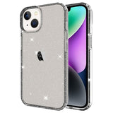 Stylish Glitter Series iPhone 14 TPU Cover - Sort