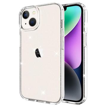 Stylish Glitter Series iPhone 14 TPU Cover - Gennemsigtig