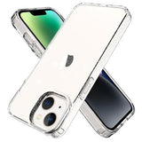 Stylish Glitter Series iPhone 14 TPU Cover - Gennemsigtig