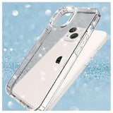Stylish Glitter Series iPhone 14 TPU Cover - Gennemsigtig